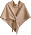 Winter Shawl Wraps Women Fleece Poncho shawls Wrap Scarf Sweater Shall Cape | Knit Triangle,Lightweight Warm Cozy Material,Soft Non-itchy,Slouchy Accessory,Perfect For Evening Dresses & Flights