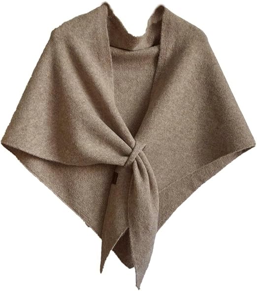 Winter Shawl Wraps Women Fleece Poncho shawls Wrap Scarf Sweater Shall Cape | Knit Triangle,Lightweight Warm Cozy Material,Soft Non-itchy,Slouchy Accessory,Perfect For Evening Dresses & Flights